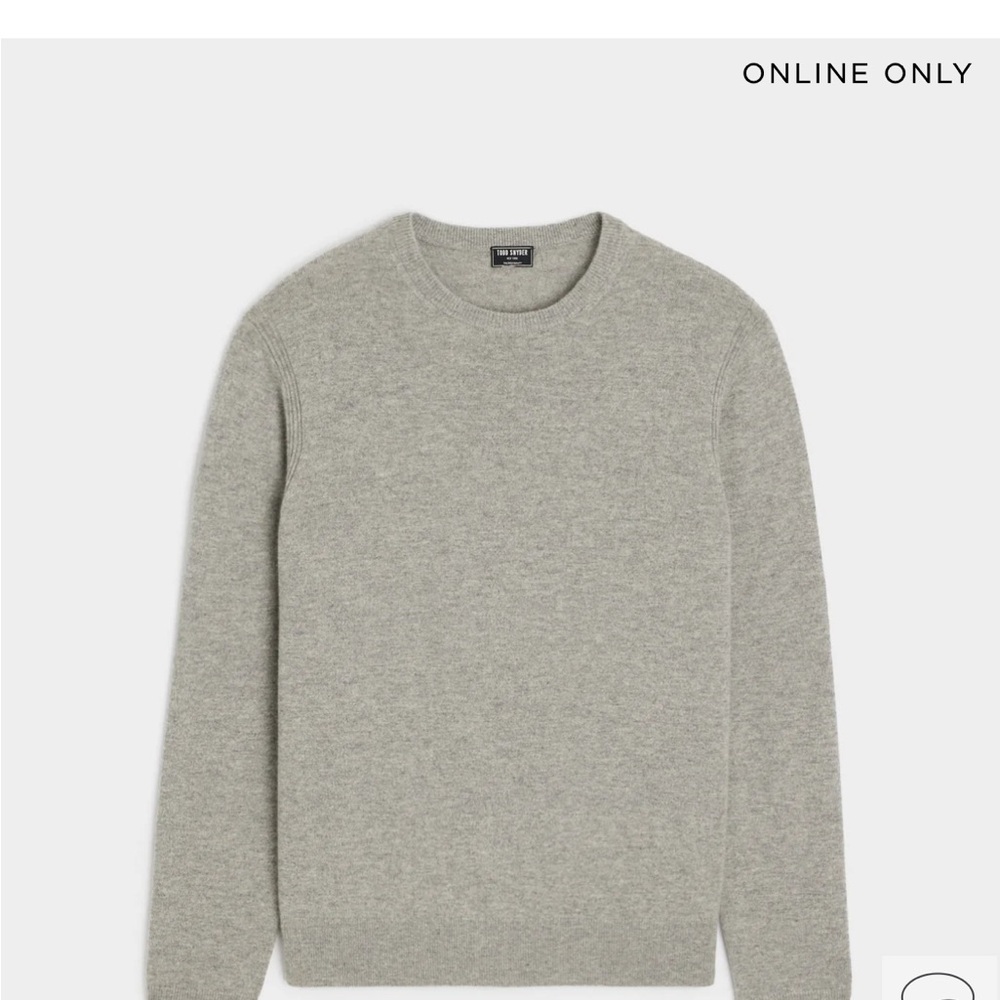 Todd Snyder Cashmere $400+ crewneck sweater Men’s Small